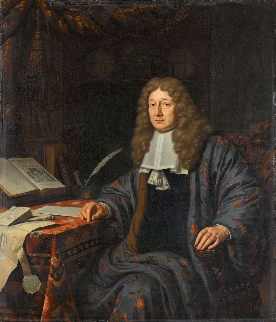 Portrait of Johannes Hudde (1628-1704), burgomaster of Amsterdam
