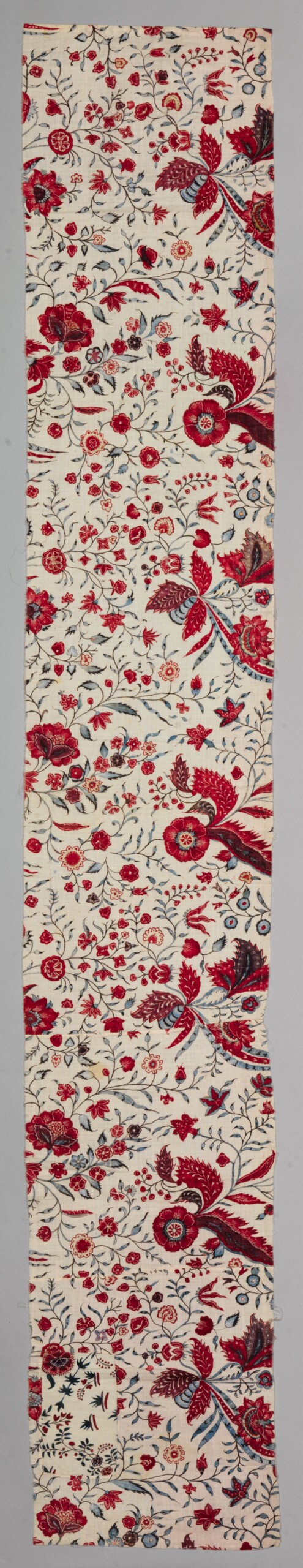 fragment of floral chintz textile