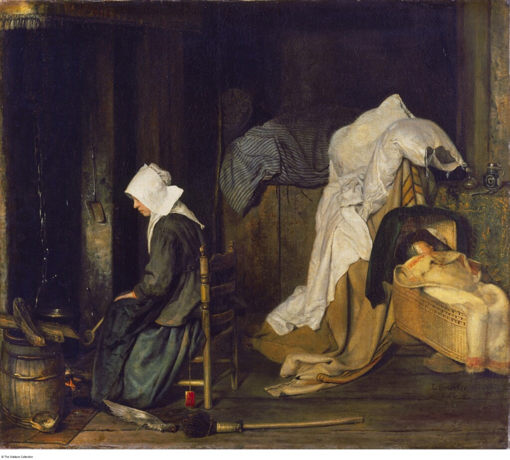 Esaias Boursse, Interior with Woman Cooking, 1656. Wallace Collection, London.