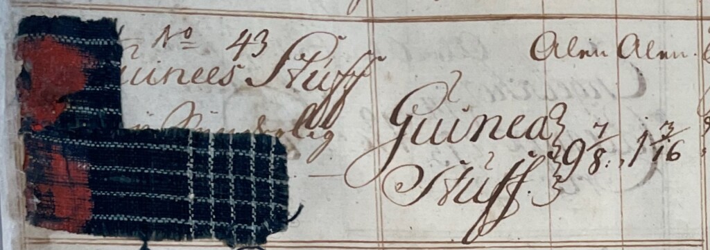 Guinea Cloth, Denmark Rigsarkivet, Copenhagen, 1727