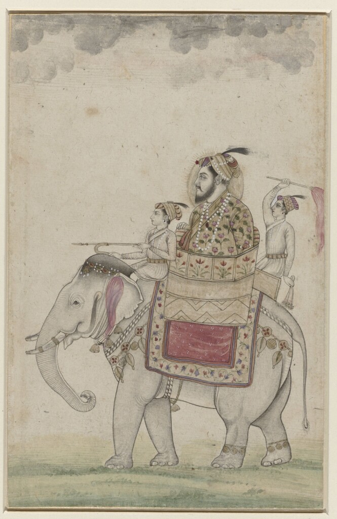 Mughal Prince Riding an Elephant