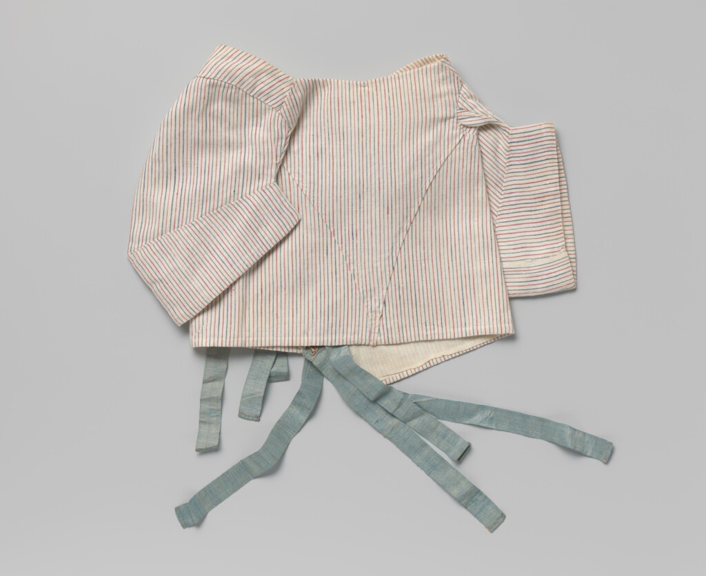 A Child’s Coat Made of Striped Linen